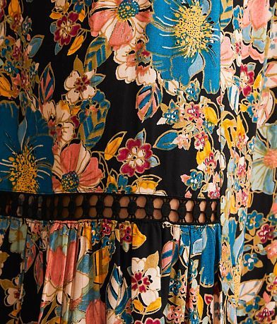 Angie Floral Beach Pant misc detail 2 view
