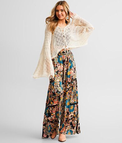 Angie Floral Beach Pant misc detail 3 view