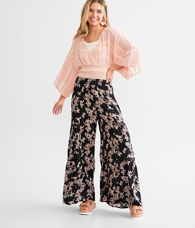 Angie Floral Beach Pant front view