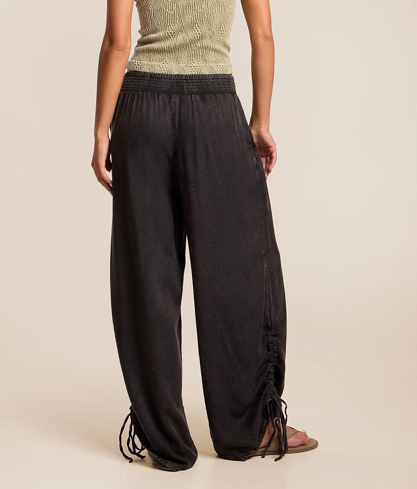 Washed Wide Leg Pant