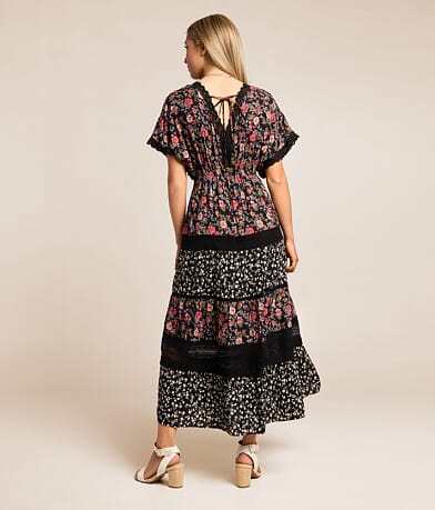 Mixed Floral Maxi Dress thumbnail 3