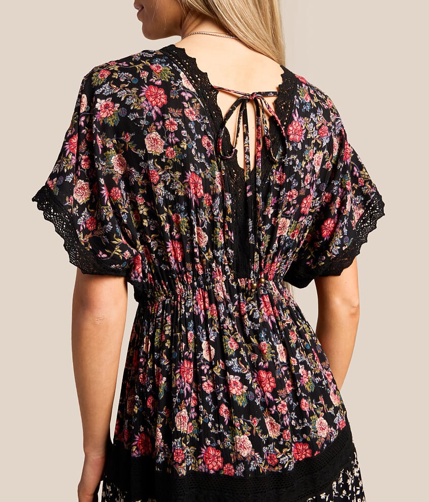 Mixed Floral Maxi Dress