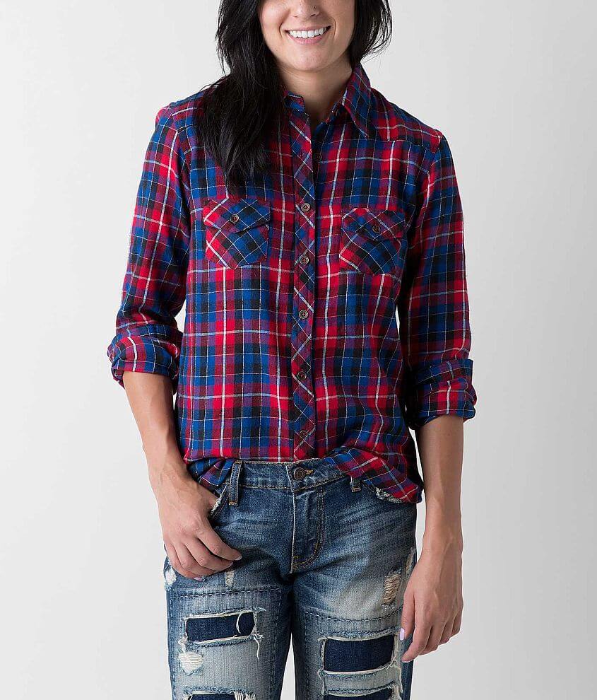 Angie Flannel Shirt front view
