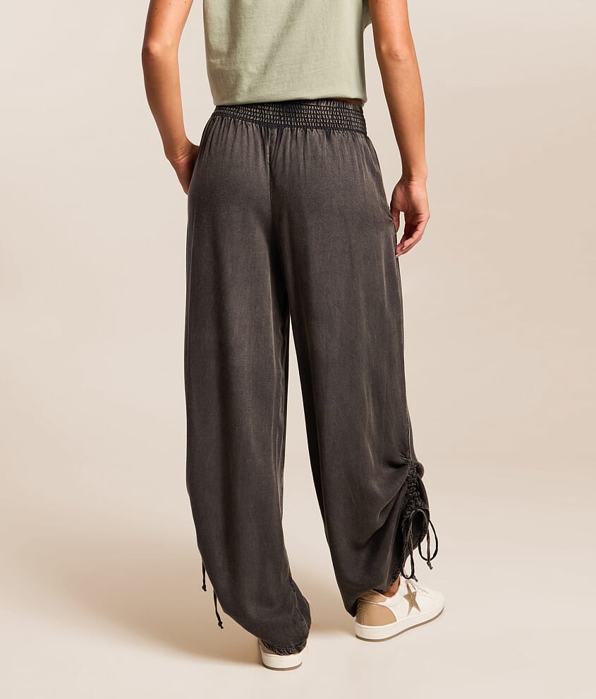 Washed Wide Leg Pant