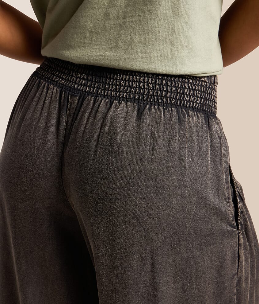 Washed Wide Leg Pant