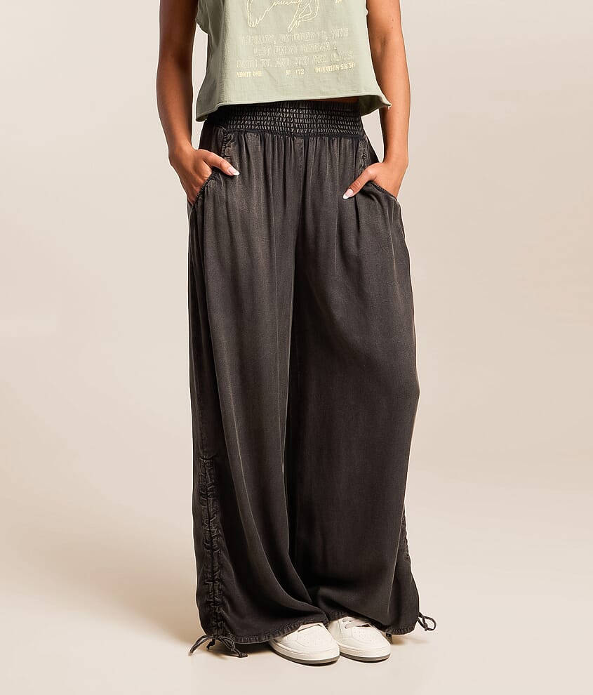 Washed Wide Leg Pant