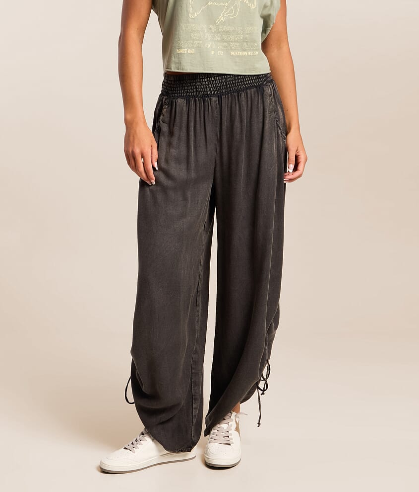 Washed Wide Leg Pant