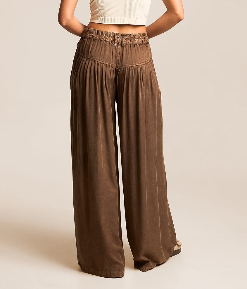 Washed Wide Leg Pant