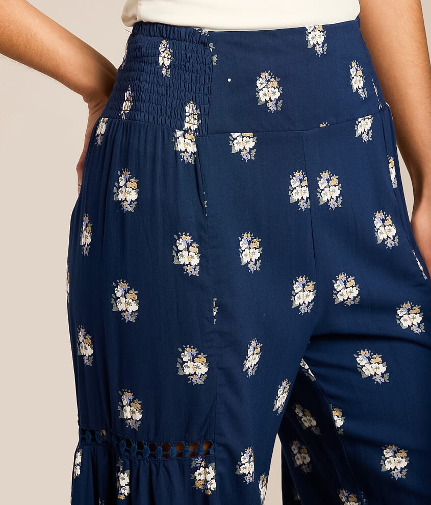 Floral Wide Leg Beach Pant