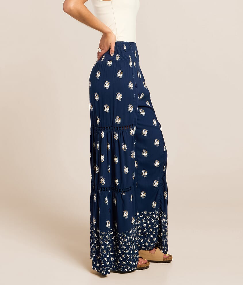 Floral Wide Leg Beach Pant
