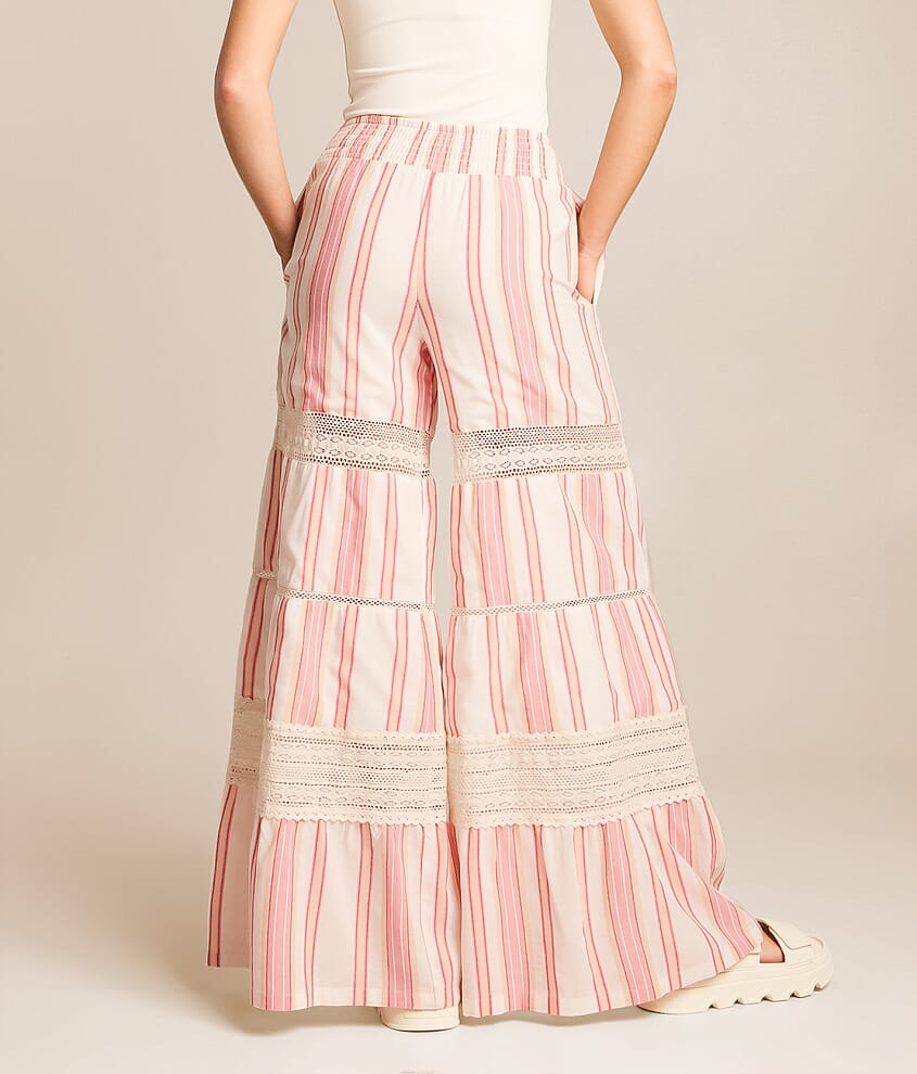 Striped Wide Leg Beach Pant - thumbnail 4