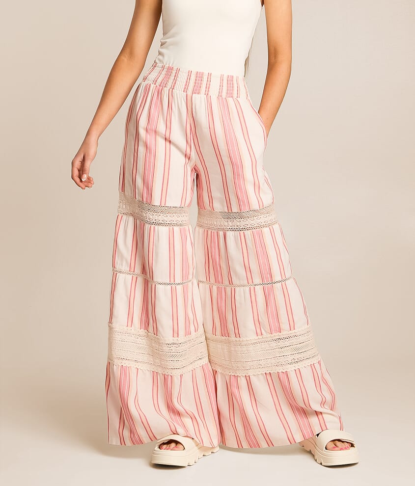 Striped Wide Leg Beach Pant - thumbnail 2