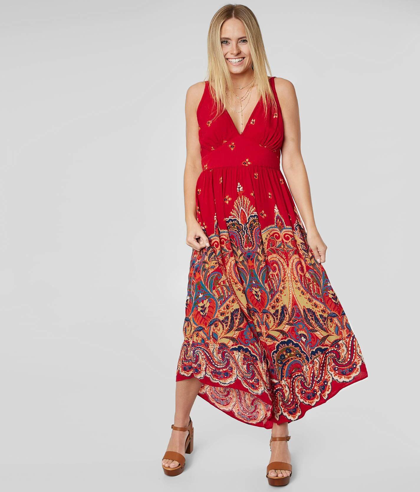 medallion maxi dress
