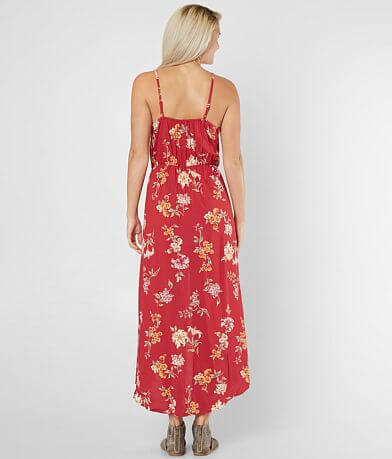 Angie Floral Maxi Romper BACK
