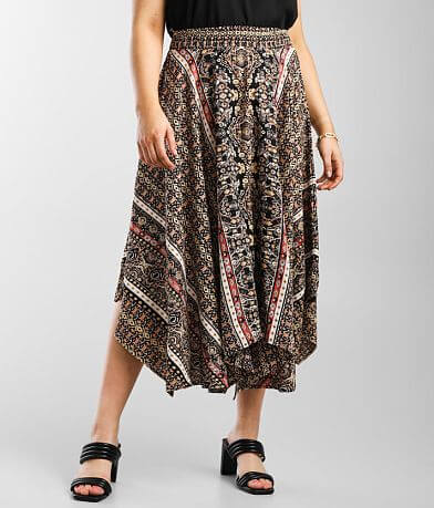 Angie Midi Boho Skirt FULL_LEFT_SIDE