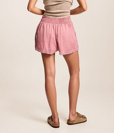 Smocked Lace Trim Short thumbnail 4