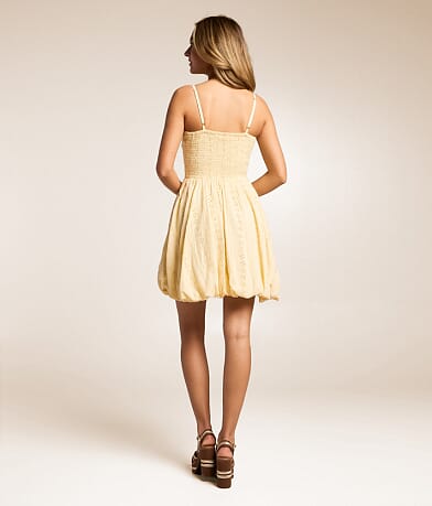 Twisted Eyelet Mini Dress thumbnail 4