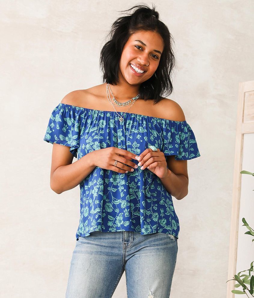 Floral Off The Shoulder Top