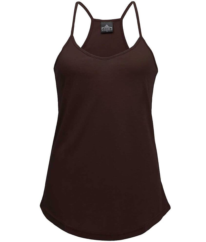 Angie Basic Tank Top Women's Tank Tops in Asis Chocolate Buckle