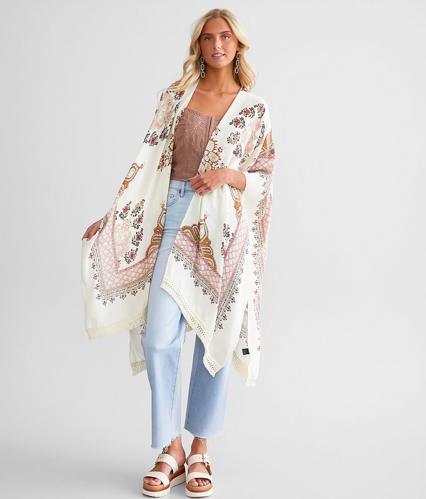 Angie Printed Kimono - One Size