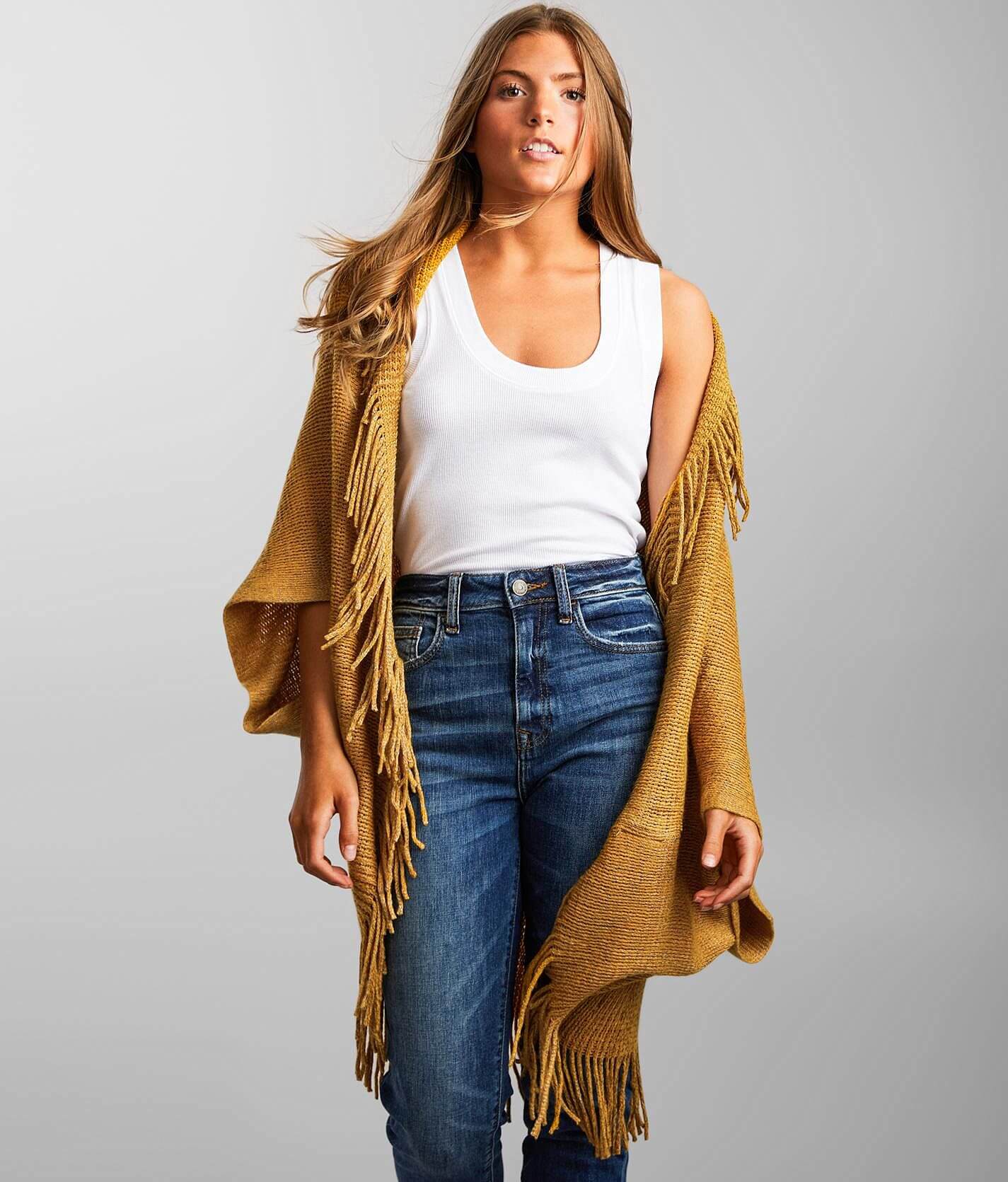 Mustard hotsell cocoon cardigan