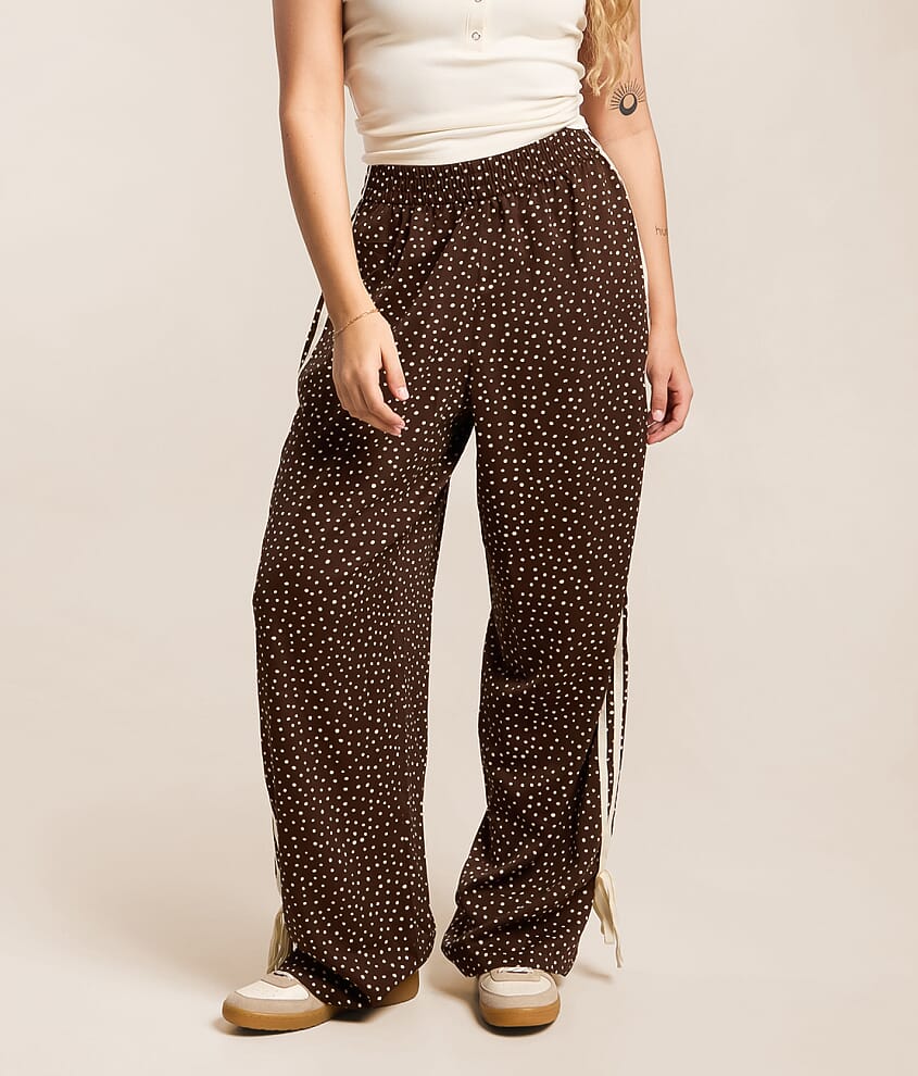Polka Dot Track Pant