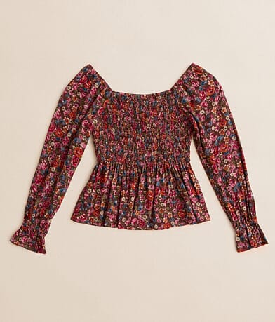 トップス ANDMARY Willow line tops Willow & Root Floral Mesh Cropped Tube Top - Women's Shirts