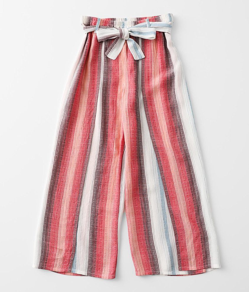 Girls - Angie Girls Envelope Striped Beach Pant front view