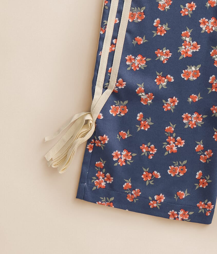 Girls - Floral Striped Pant
