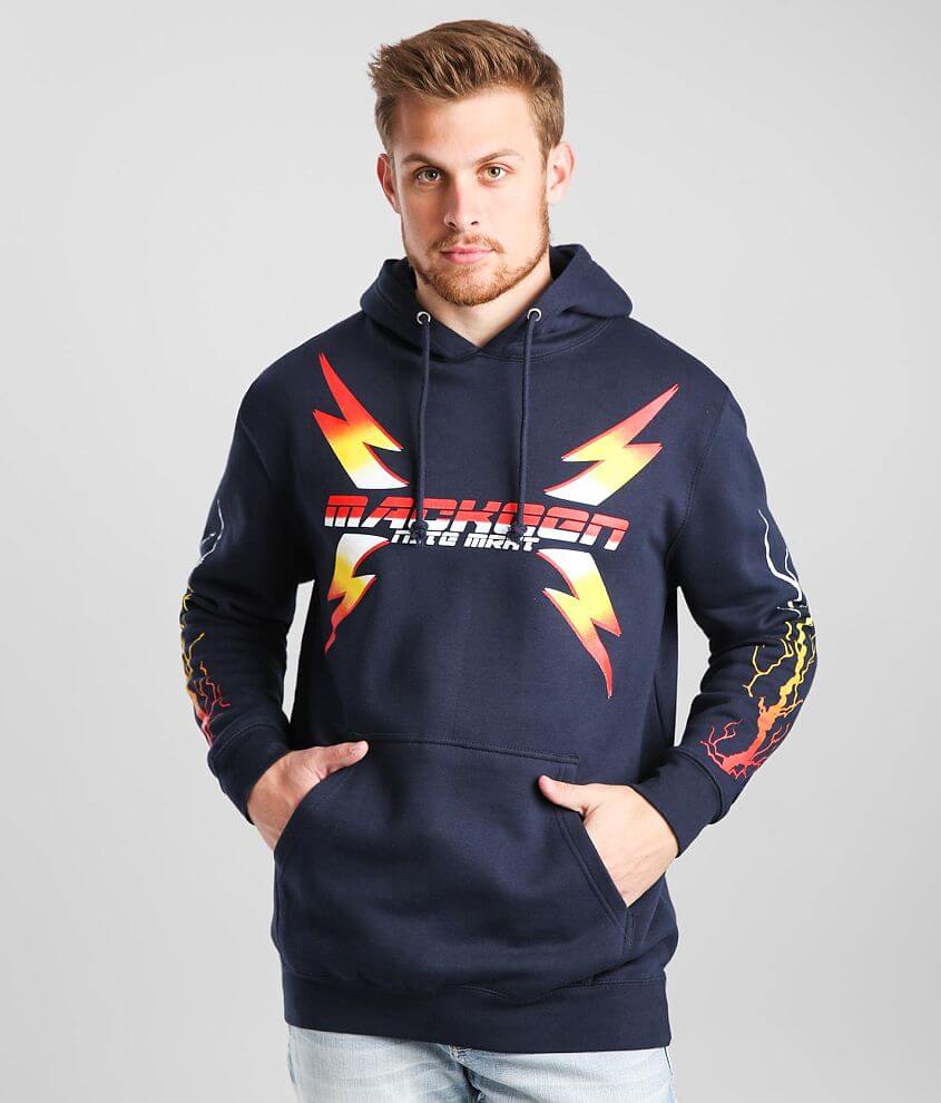 MacKeen&#174; Navy Hooded Sweatshirt front view