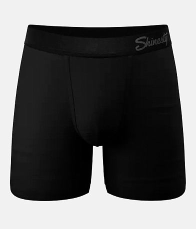 PSD Underwear Men's Stretch Elastic Wide Band Boxer Brief Underwear Bottom  - 3-Pack | Breathable, 7 inch Inseam, 3-Pack