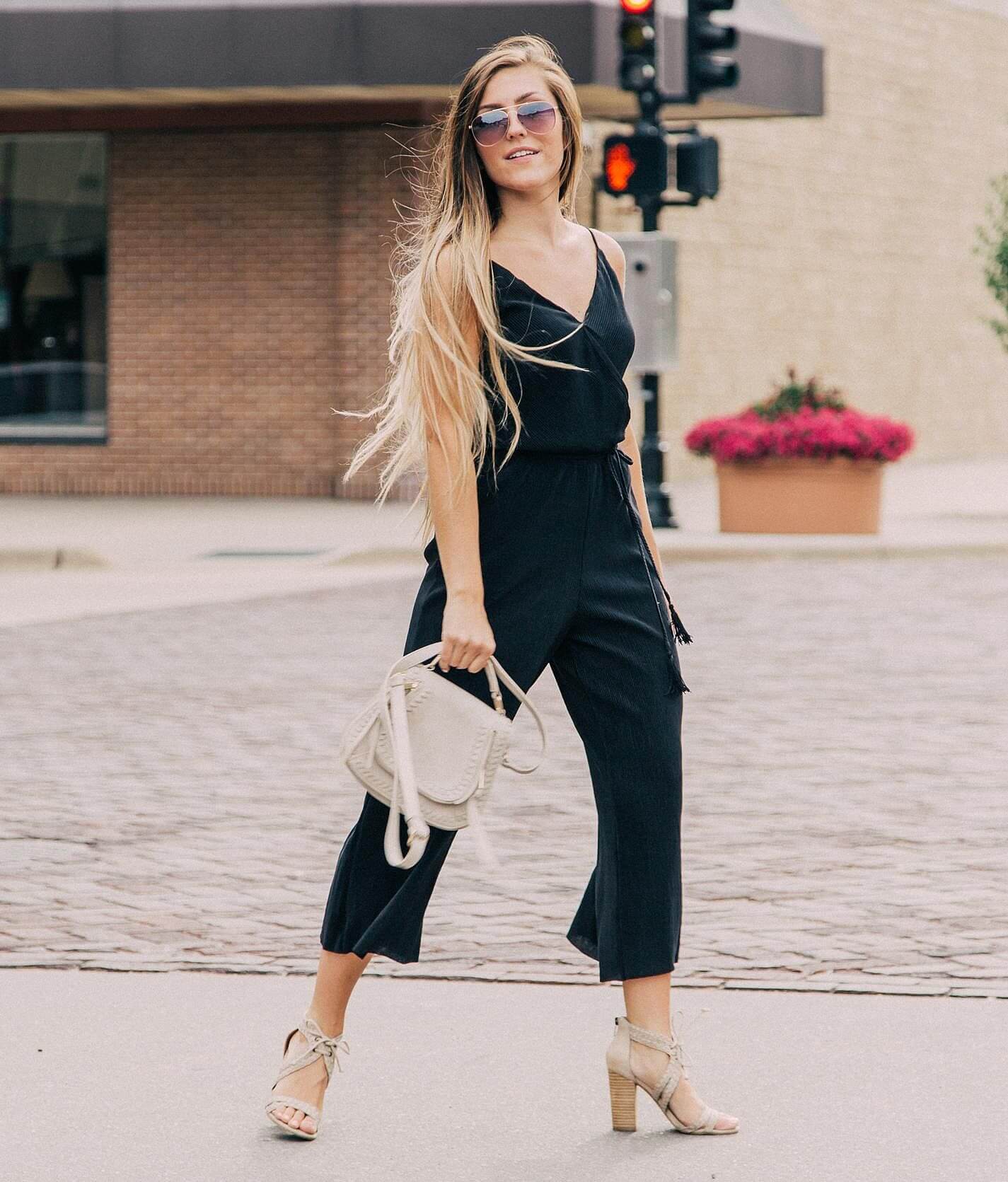 Love On A Hanger Pleated Jumpsuit Women's Rompers Jumpsuits in