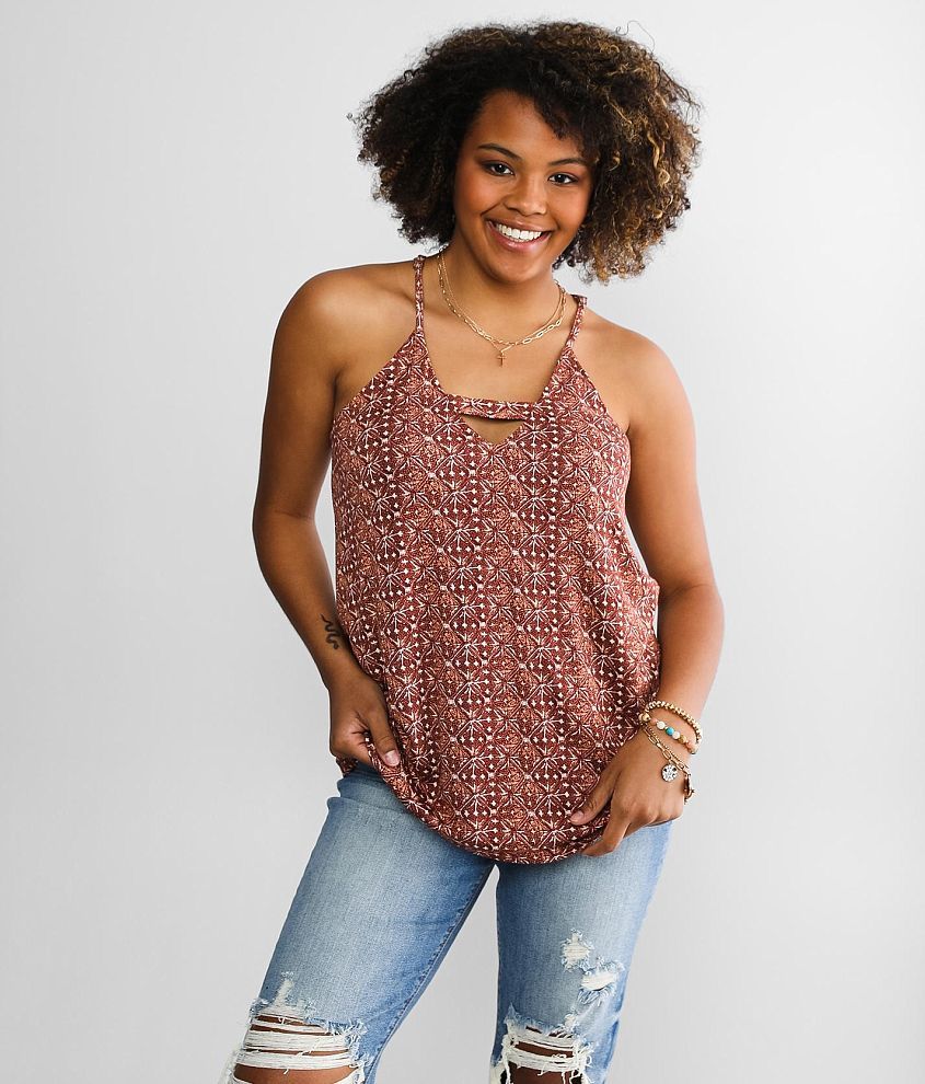 Daytrip A-Line Knit Tank Top - Women's Tank Tops in Sable | Buckle