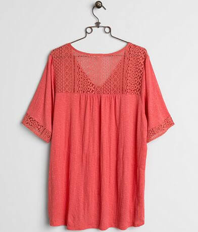 Eyeshadow Crochet Top - Plus Size Only BACK