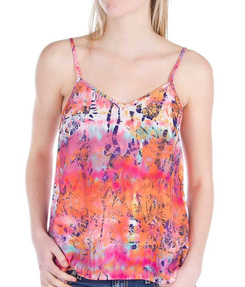 Eyeshadow Printed Tank Top front view