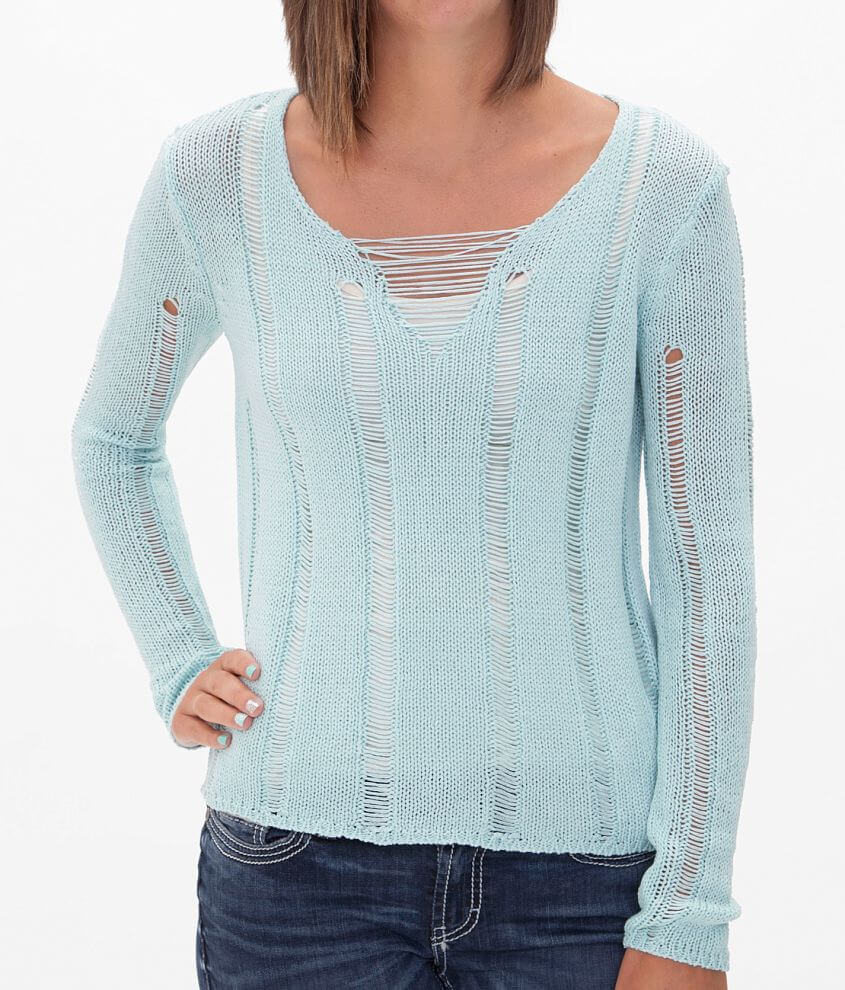 Daytrip Open Weave Sweater front view