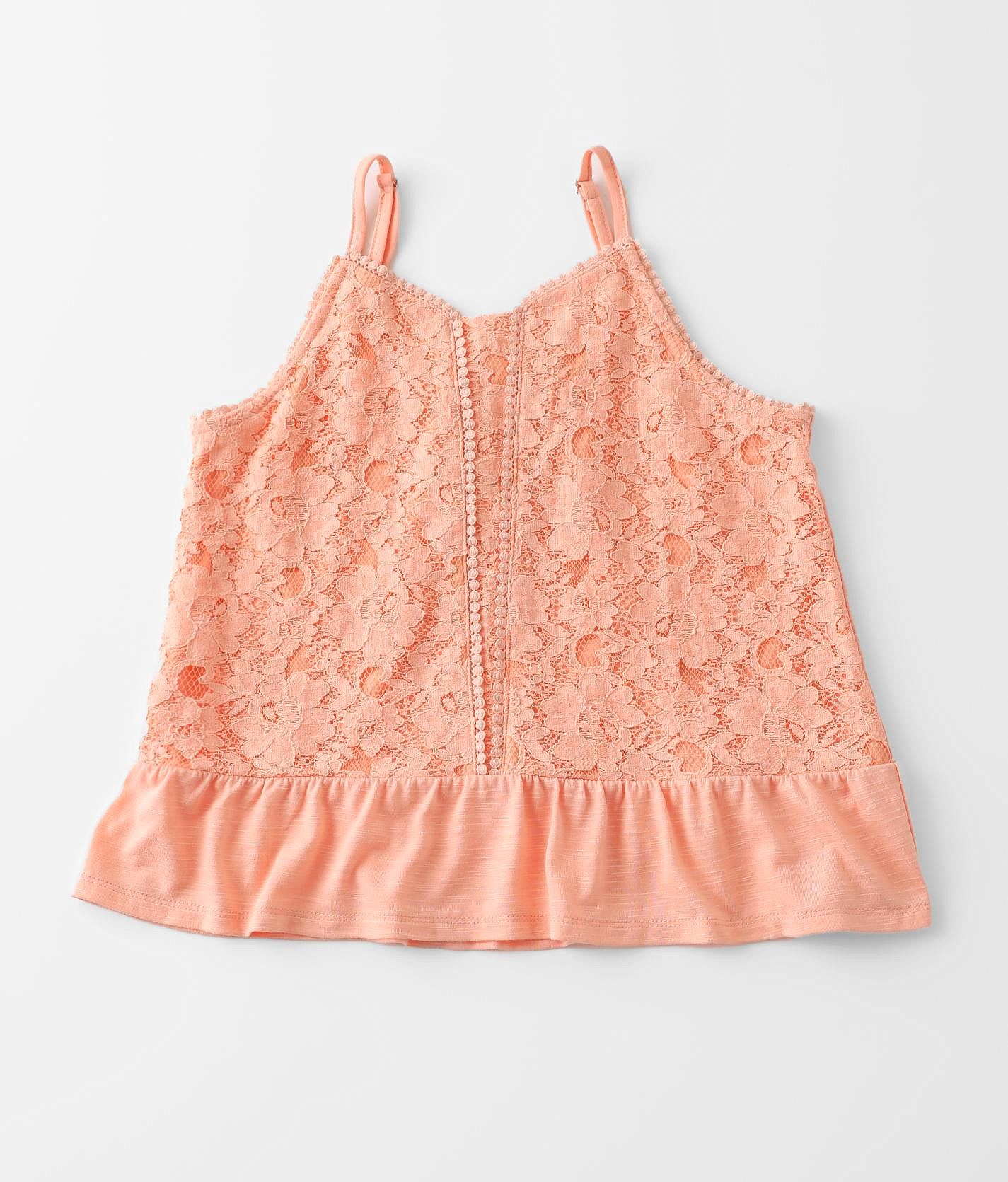 Girls lace cheap tank top