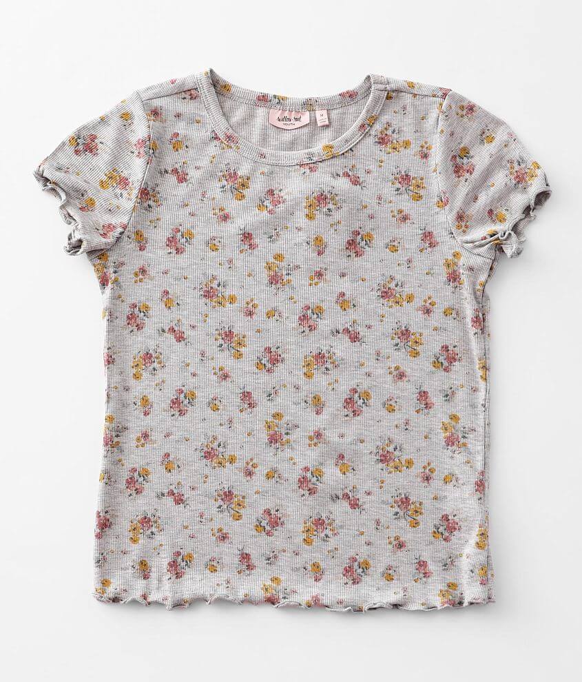 Flower shirt outlet for girls