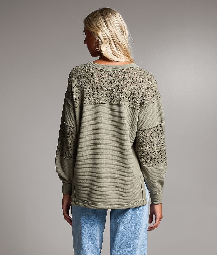 Pieced Crochet Top
