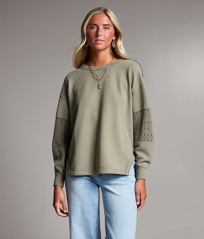 Pieced Crochet Top