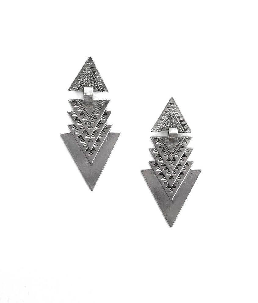 BKE Triangle Earring front view