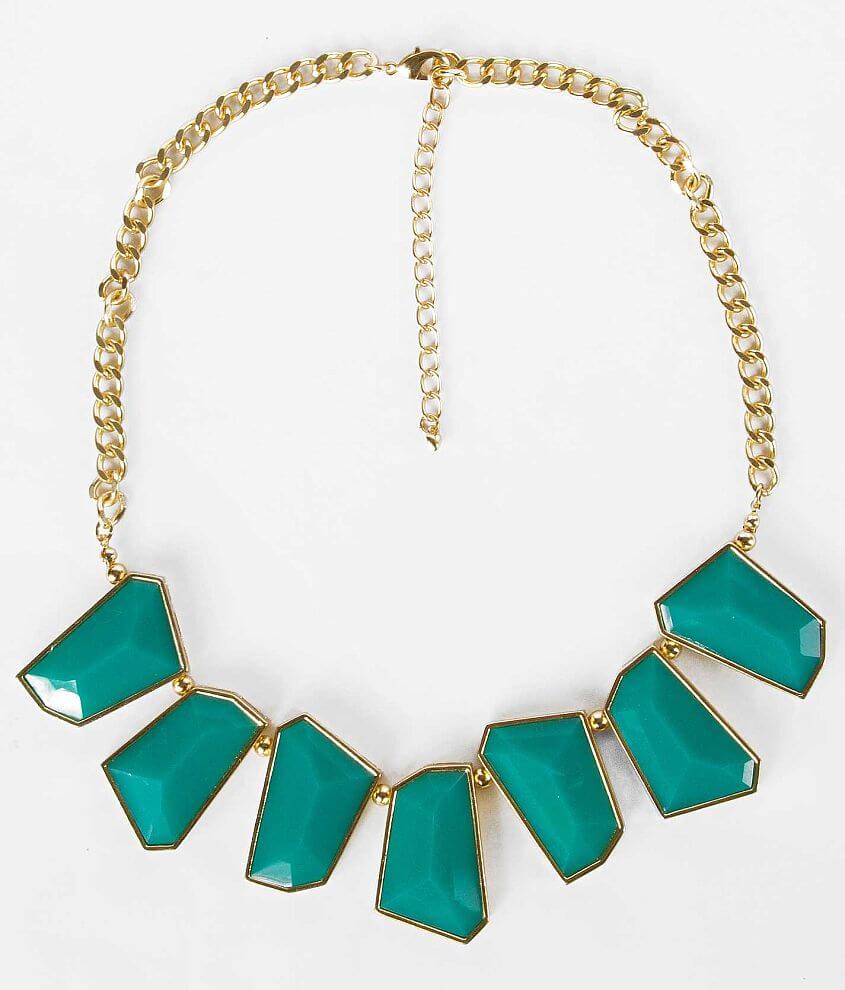 BKE Geometric Statement Necklace front view