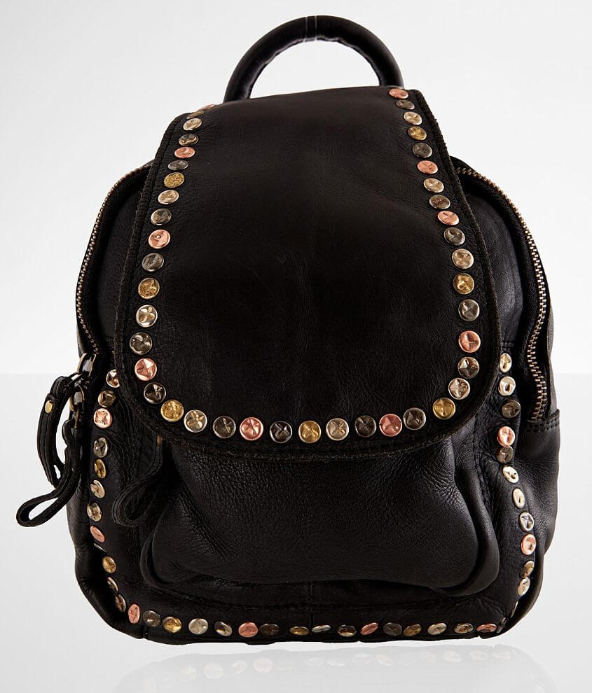 Civico 9 Studded Leather Mini Backpack front view