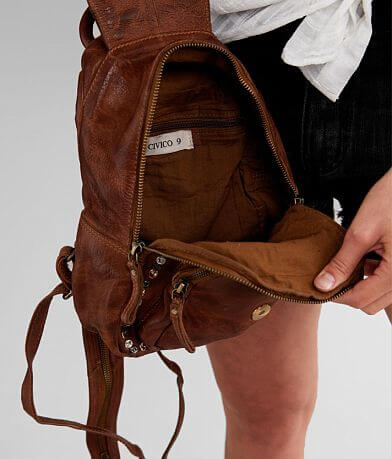 Civico 9 Studded Leather Mini Backpack misc detail 4 view