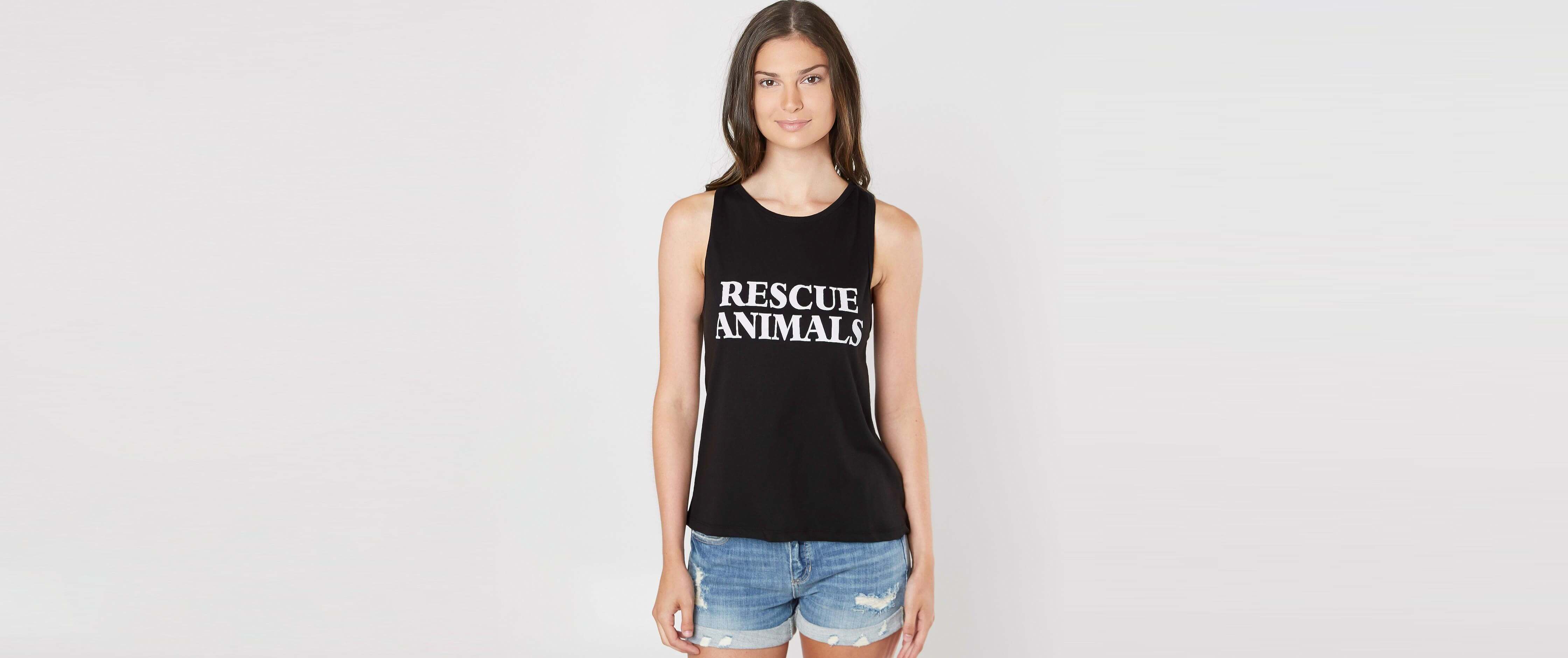 Sub Urban Riot Rescue Animals Tank Top - Women's Tank Tops in Black ...