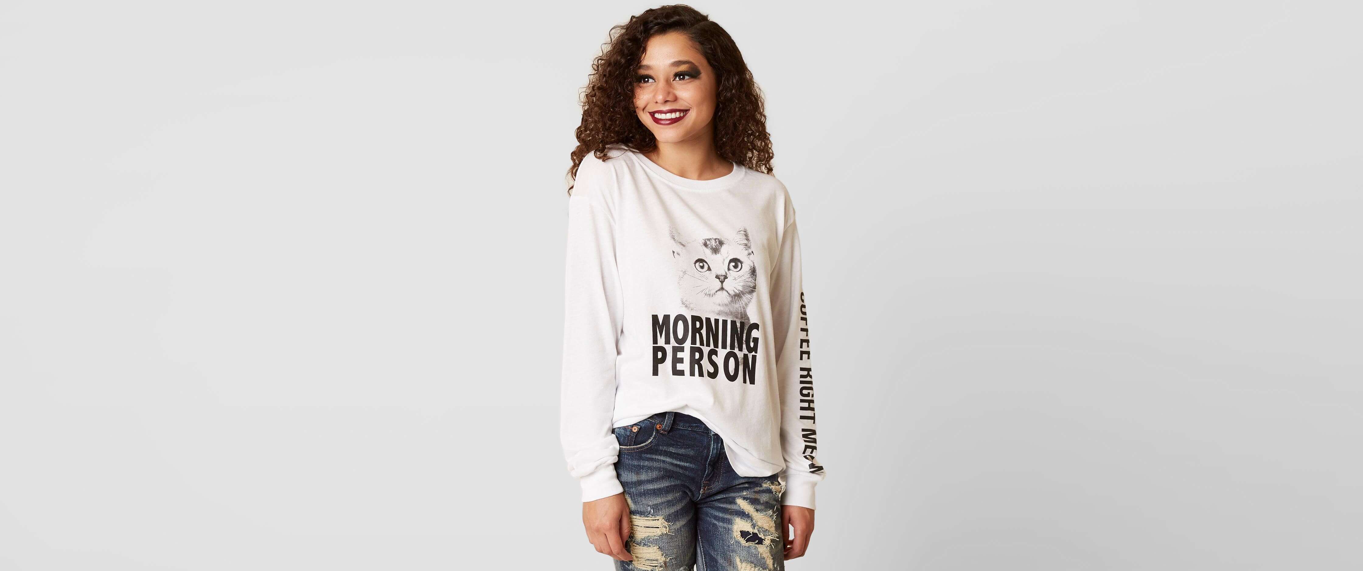 Sub Urban Riot Morning Person T-Shirt - Women's T-Shirts in White | Buckle