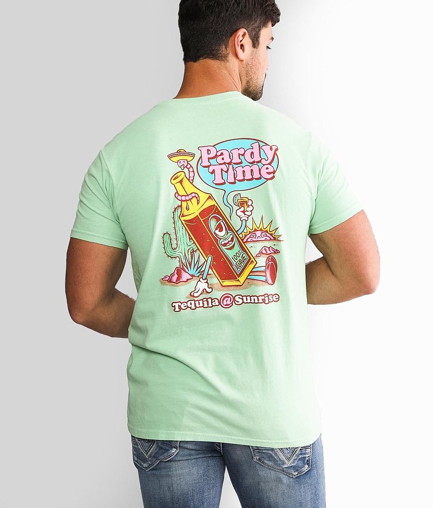 Pardy Time At Sunrise T-Shirt front view