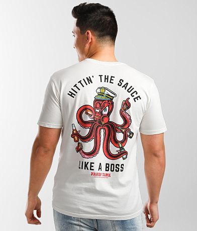 Pardy Time Sauce Boss T-Shirt BACK