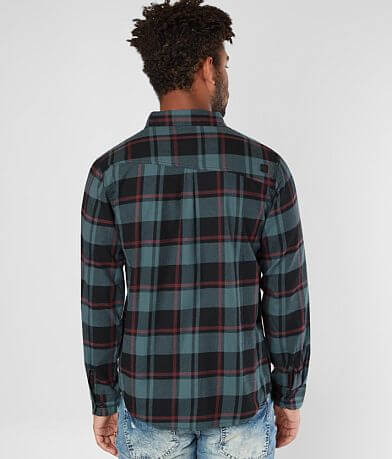 Sullen Challenge Flannel Shirt BACK