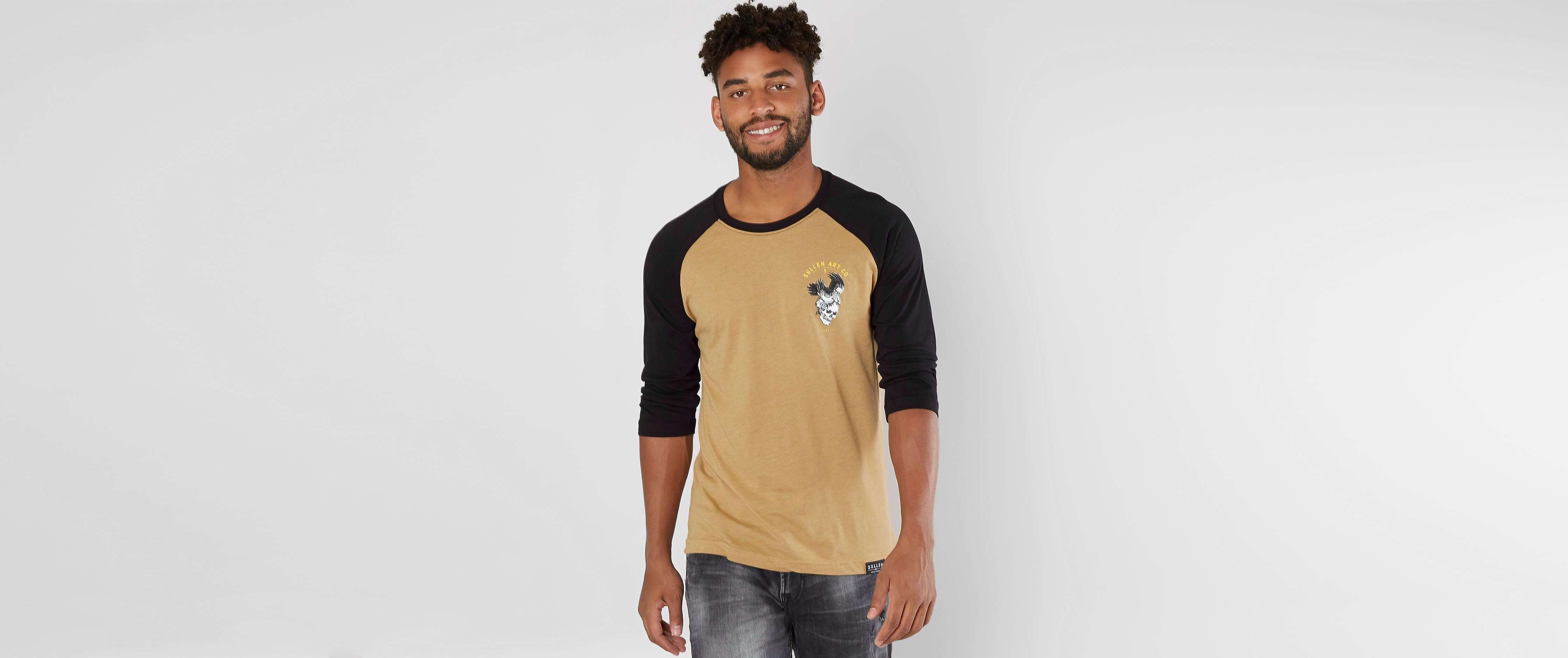 Image of Sullen Blaq Eagle Raglan T-Shirt